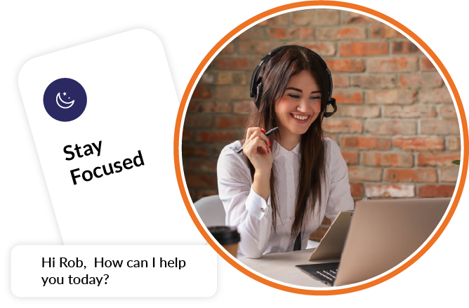 A dedicated Curing Busy virtual assistant